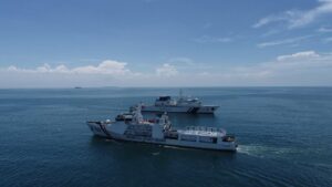 Bakamla RI dan Indian Coast Guard Gelar Passing Exercise di Laut Jawa