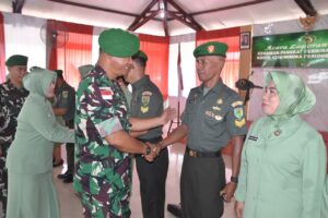 Kodim 1710 Mimika Gelar Acara Laporan Korps Kenaikan Pangkat