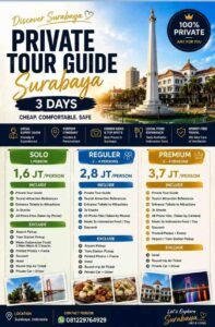 Private Tour Surabaya Tawarkan Wisata Personal, Nyaman dan Fleksibel