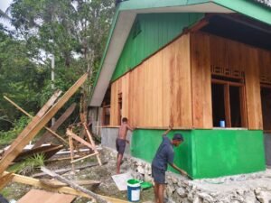 Pembangunan Rumah Tipe 36 Hampir Rampung, Satgas TMMD Ke-129 Kodim 1807 Sorong Selatan Wujudkan Hunian Layak bagi Warga