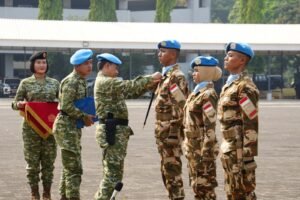 Panglima TNI Sambut Kepulangan Satgas Kizi TNI Kontingen Garuda XX-V MONUSCO
