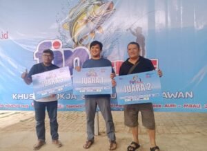 Meriahkan Dirgahayu RI ke-81, FIN Gelar Lomba Mancing Antar Pokja dan Forum Wartawan