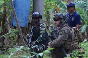 Marine Force Lampung Uji Kemampuan Tempur Jarak Dekat Serta Serangan Malam Di SGS 2026