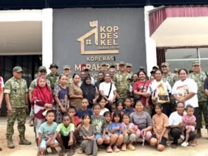 Wapang TNI Tinjau Yonif TP 859 RBK dan KDKMP di Papua