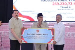 Presiden Prabowo Saksikan Satgas PKH Kembali Lagi Setor ke Kas Negara Rp 13,2 Triliun